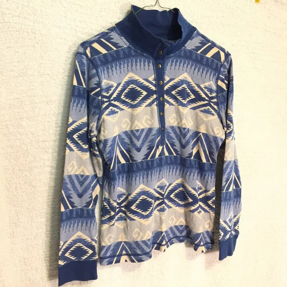 Chaps Women's Aztec Print size L - Picture 1 of 5